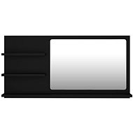 Bathroom mirror black 90×10,5×45 cm chipboard 805016 - Mirror