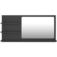 Bathroom mirror grey 90×10,5×45 cm chipboard 805017 - Mirror