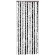 Insect curtain grey and white 56×200 cm Chenille 315123 - Drape