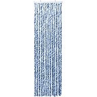 Insect curtain blue and white 56×200 cm Chenille 315126 - Drape