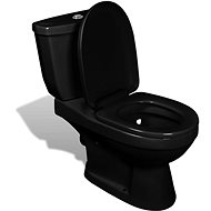 Toilet bowl with cistern black 240550 - Toilet Bowl