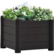 Raised bed PP anthracite 43×43×35 cm 313973 - Raised Garden Bed
