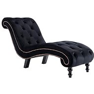 Black velvet lazy girl - Lounge