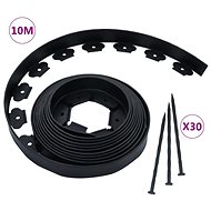 Flexible grass edging with 30 pins 10 m 5 cm 48614 - Lawn Edging