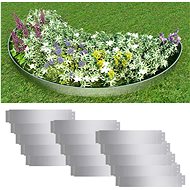 Grass edging 15 pcs galvanized steel 100×20 cm 274903 - Lawn Edging