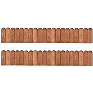 Lawn edging 2 pcs 120 cm impregnated pine 3053644 - Lawn Edging