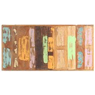 Solid Table Top, Recycled Wood 16mm 140×70cm 286068 - Table Top