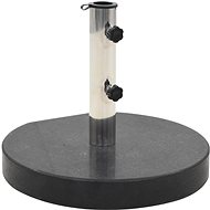 Umbrella stand granite 30 kg round black 45064 - Umbrella Stand