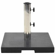 Umbrella stand granite 20 kg square black 45066 - Umbrella Stand