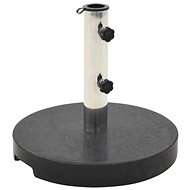 Umbrella stand granite 20 kg round black 45068 - Umbrella Stand