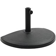 Umbrella stand semicircular black 15 kg polyresin 45199 - Umbrella Stand