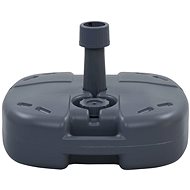 Portable umbrella stand grey filled with water/sand 47684 - Umbrella Stand