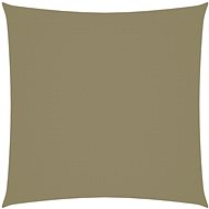 Shade sheet oxford fabric square 4×4 m beige 135139 - Shade Sail