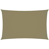 Shade sheet oxford fabric rectangular 2×5 m beige 135149 - Shade Sail
