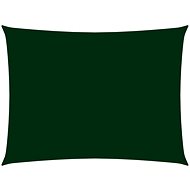 Shade sheet oxford fabric rectangular 6x7 m dark green 135497 - Shade Sail