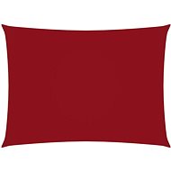 Shade sheet oxford fabric rectangular 4×6 m red 135657 - Shade Sail