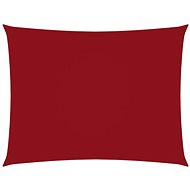 Shade sheet oxford fabric rectangular 6×7 m red 135662 - Shade Sail