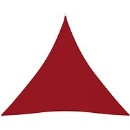 Shade sheet oxford fabric triangular 4x4x4 m red 135671 - Shade Sail