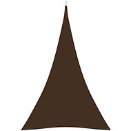 Shade sheet oxford fabric triangular 5x7x7 m brown 135842 - Shade Sail