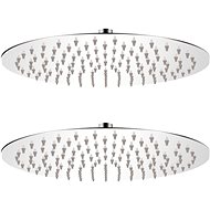 Rain shower head 2 pcs O 30 cm Stainless steel 275936 - Shower Head