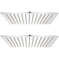 Rain shower head 2 pcs 30×30 cm Stainless steel 275941 - Shower Head