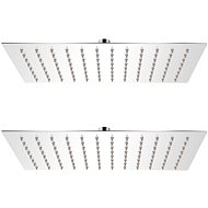 Rain shower head 2 pcs 20×30 cm Stainless steel 275944 - Rain Shower