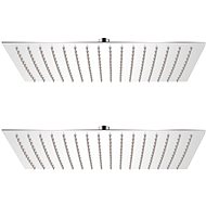 Rain shower head 2 pcs 30×40 cm Stainless steel 275945 - Rain Shower