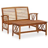 2-piece garden sofa set solid acacia wood 310272 - Garden Furniture