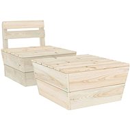 2-piece garden sofa set impregnated spruce wood 315636 - Garden Furniture