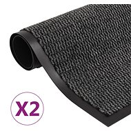 Anti-dust mats 2 pcs rectangles tufted 60x90 cm anthracite 3051605 - Doormat