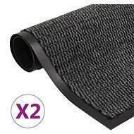 Anti-dust mats 2 pcs rectangle tufted 80x120 cm anthracite 3051609 - Doormat