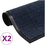 Anti-dust rectangular mats 2pcs tufted 90×150 cm blue 3051616 - Doormat