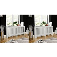 Radiator covers 2 pcs white 172 cm MDF 276005 - Radiator Cover