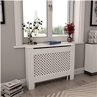 Radiator cover white 112×19×81,5 cm MDF - Radiator Cover