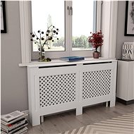 Radiator cover white 152×19×81,5 cm MDF - Radiator Cover