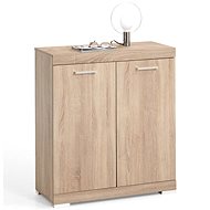 FMD Prádelník se 2 dvířky 80×34,9×89,9 cm dub 428700 - Komoda