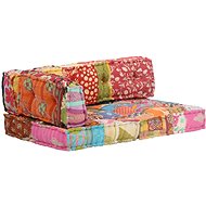 Pouffe Patchwork Textile 249424 - Bean Bag