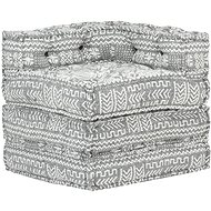 Modular Pouffe Light Grey Textile 287700 - Bean Bag