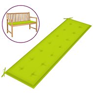 Garden bench cushion bright green 180×50×4 cm textile 314094 - Cushion