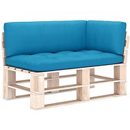 Sofa cushions from pallets 3 pcs blue 314662 - Cushion