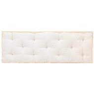 Pallet sofa cushion beige 120×40×7 cm 314808 - Cushion