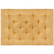 Pallet sofa cushion yellow 120×80×10 cm 314812 - Cushion