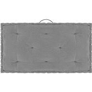 Pallet and floor mat grey 73×40×7 cm cotton 324684 - Cushion