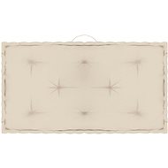 Pallet and floor mat beige 73×40×7 cm cotton 324685 - Cushion