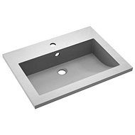 Granite Washbasin 600×450×120mm Grey - Granite Sink