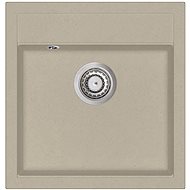 Granite Kitchen Sink Single Basin, Beige - Granite Sink