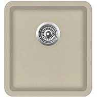 Granite Kitchen Sink Single Basin, Beige - Granite Sink