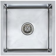 Handmade Kitchen Sink with Strainer, Stainless-steel - Stainless Steel Sink