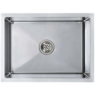Handmade Kitchen Sink with Strainer, Stainless-steel - Stainless Steel Sink