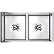 Handmade Kitchen Sink with Strainer, Stainless-steel - Stainless Steel Sink